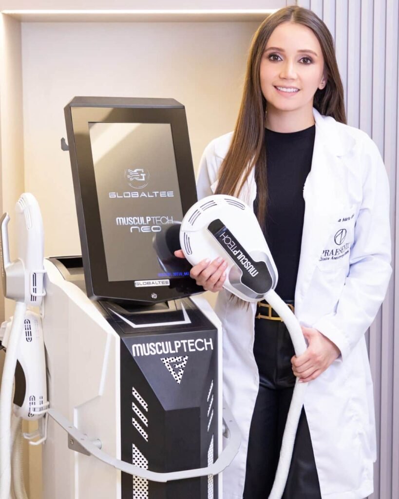 Tonificación muscular con Musculptech en Bogotá - Praesenti Clinic