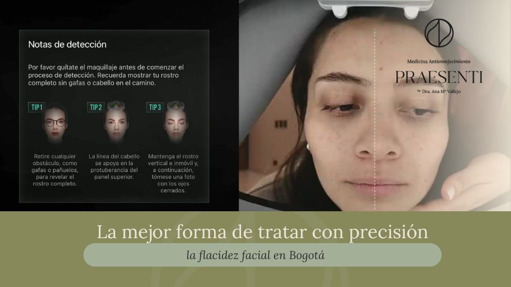 Flacidez facial, diagnóstico con Evalab en Bogotá - Praesenti clinic 2