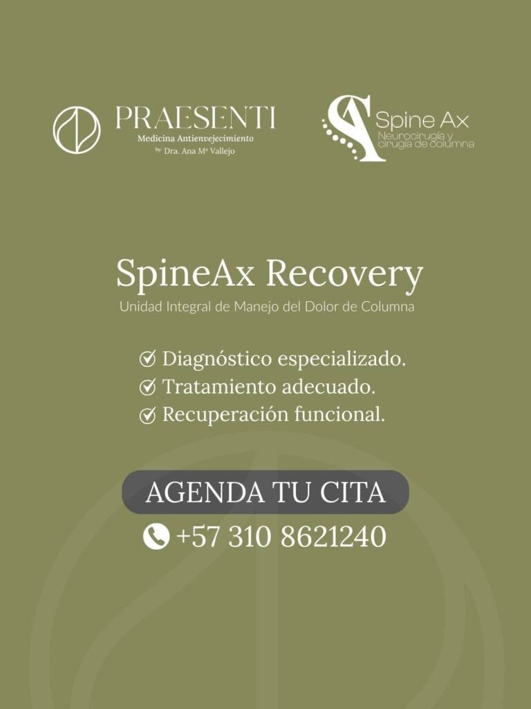 Manejo integral del dolor de espalda en Bogotá - Spineax Recovery