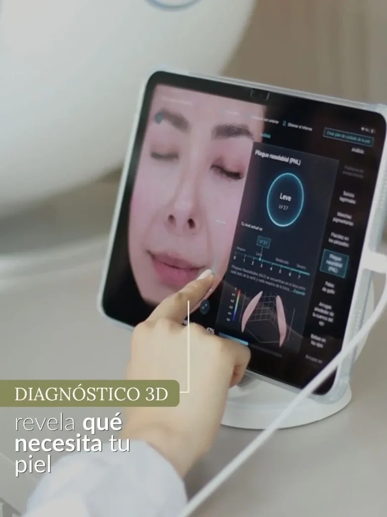 Diagnóstico facial 3d con Evelab en Bogotá - Clínica estética Praesenti