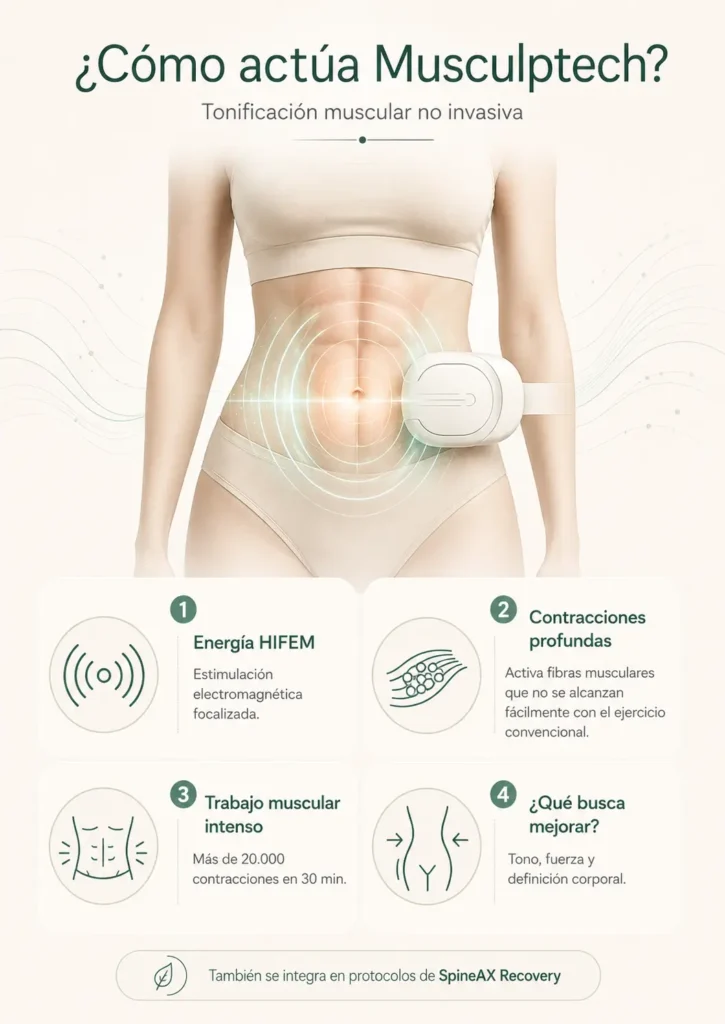 tonificación muscular en Bogotá con Musculptech - Clínica estética Praesenti