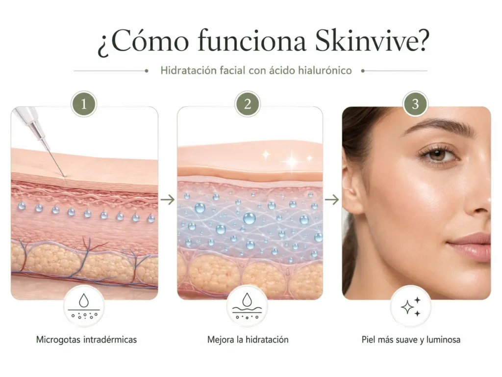 Como funciona Skinvive - Praesenti