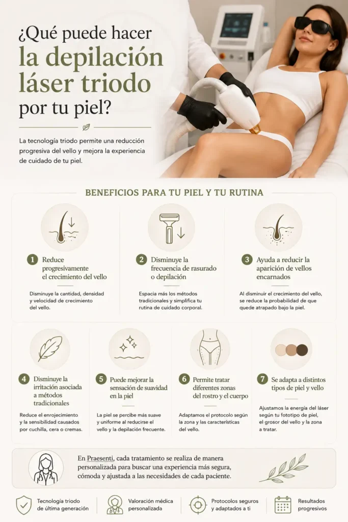 Depilación Láser TRIODO-Praesenti Bogotá