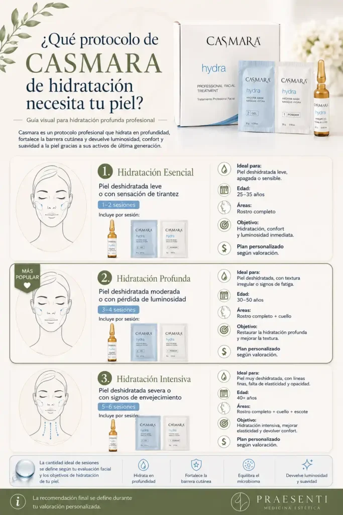 Hidratación facial profunda-Praesenti Clínic Colombia