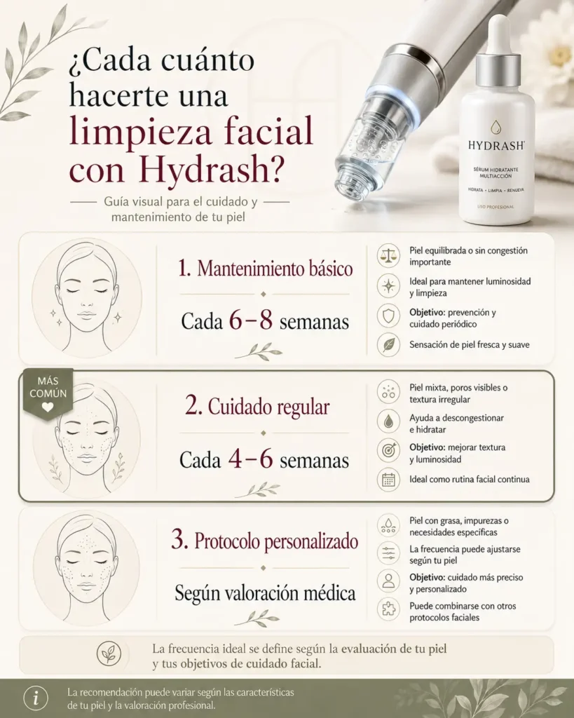 Limpieza facial con Hydrash-Praesenti Clínic