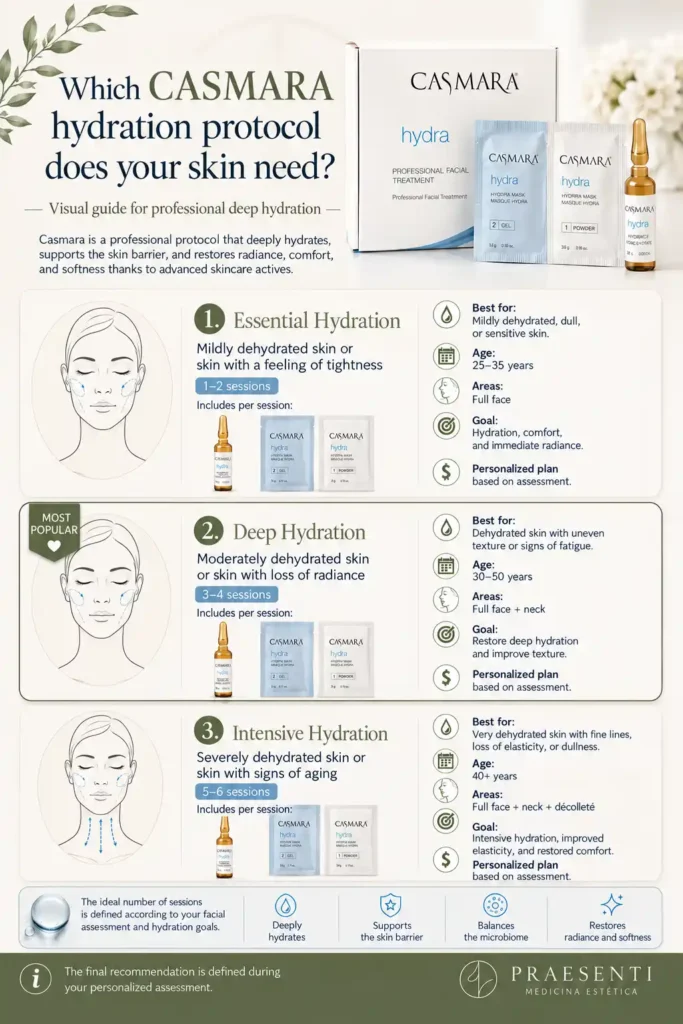 Deep Facial Hydration in Bogotá with CASMARA- Praesenti Clinic