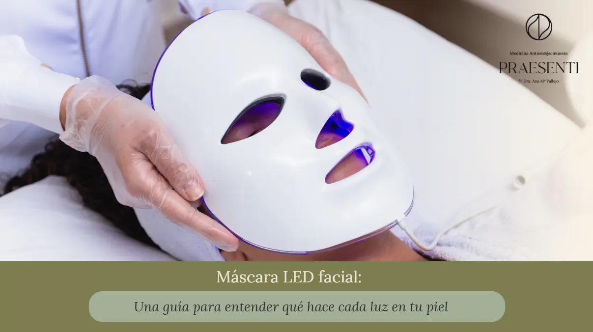 Máscara LED facial- Praesenti Clinic